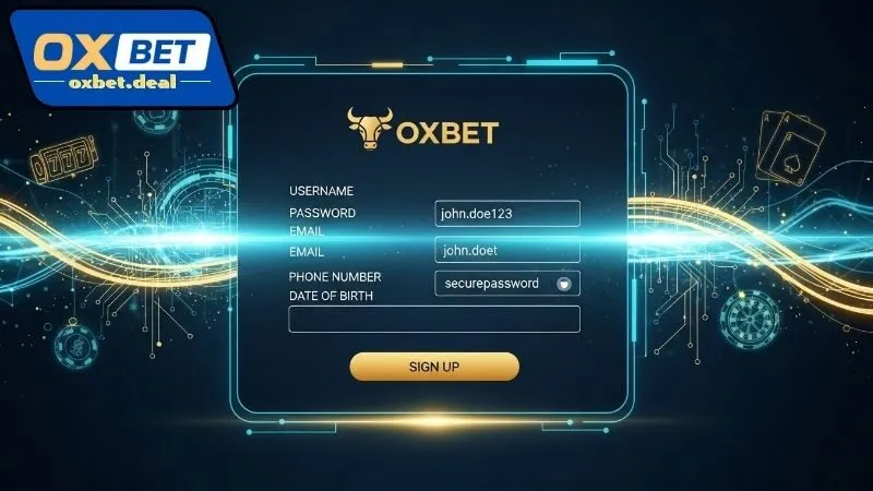 Hướng dẫn đăng ký Oxbet nhanh chóng